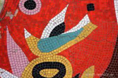 mosaic on road to Rustavi - detail