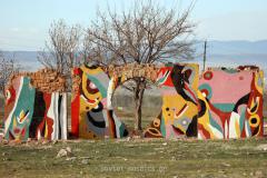 mosaic on road to Rustavi