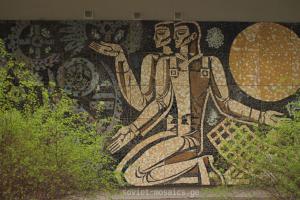 mosaic in Didube Exhibition Park